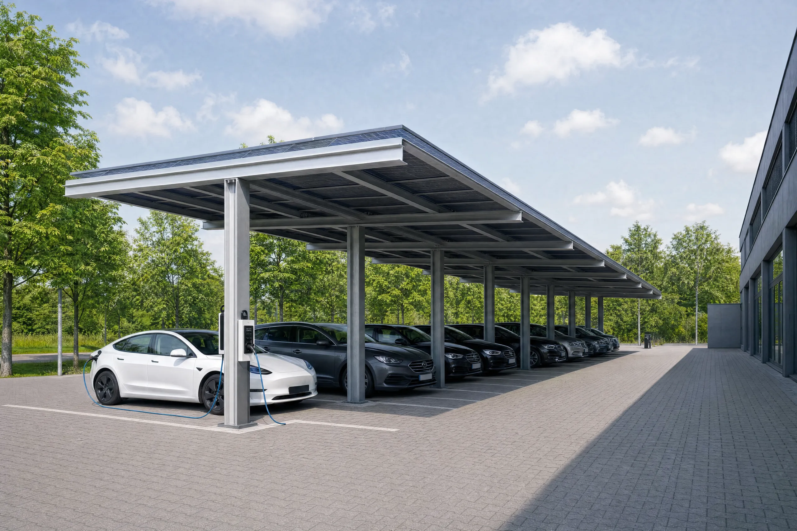 PV parking canopies — SPARKZ